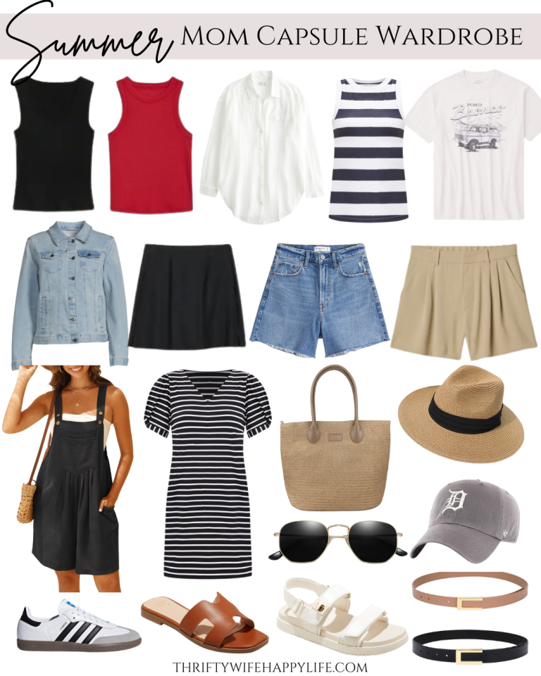 Easy Summer Mom Capsule Wardrobe Thrifty Wife Happy Life