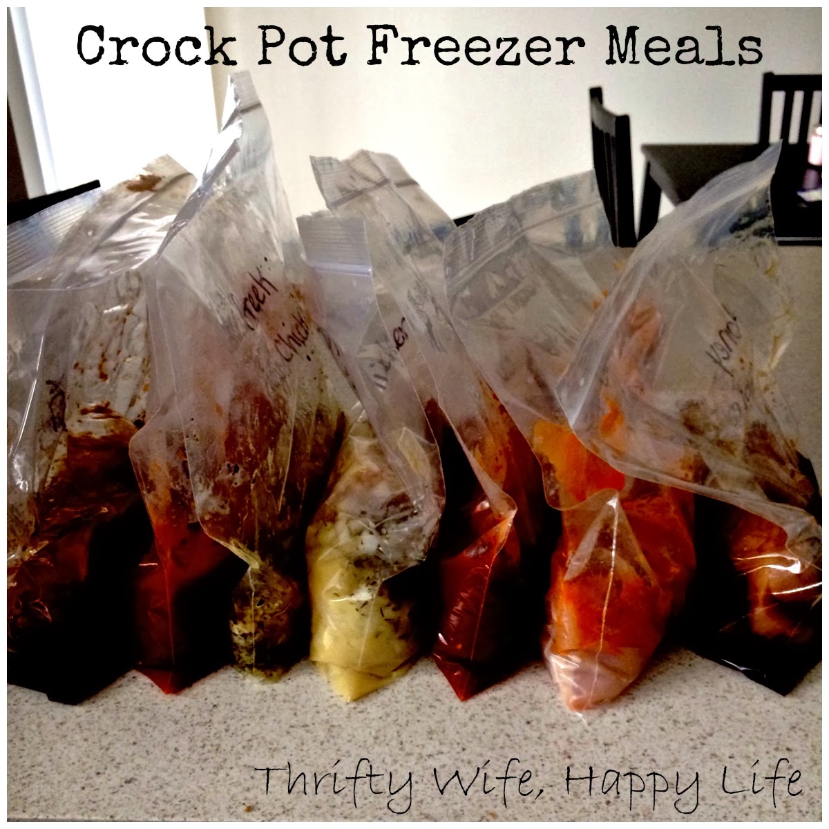Crock Pot Freezer Meals