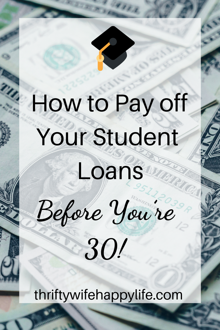 How to pay off your student loans before you're 30