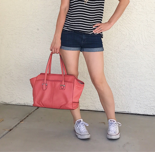 Thrifty Wife, Happy Life || Summer Wardrobe Favorites- jean shorts