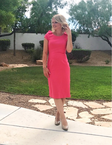 Thrifty Wife, Happy Life- Kate Middleton inspired pink dress