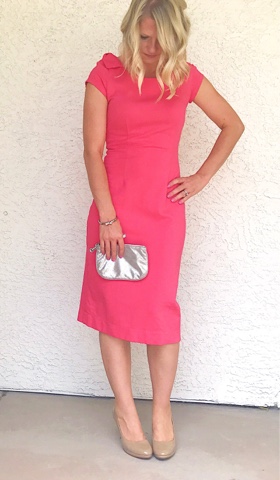 Thrifty Wife, Happy Life- Kate Middleton inspired pink dress