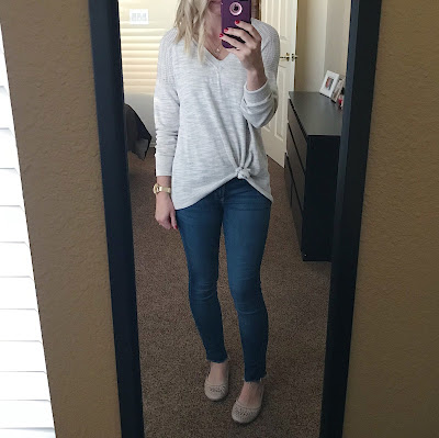Thrifty Wife, Happy Life- Preschool teacher outfit ideas. Sweater and jeans