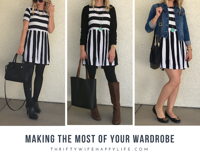 Thrifty Wife, Happy Life || How to wear a dress after you have shrunk it in the dryer?
