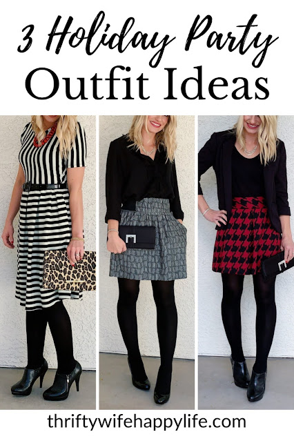 3 Holiday Party Outfit Ideas #holidayoutfits #outfitideas