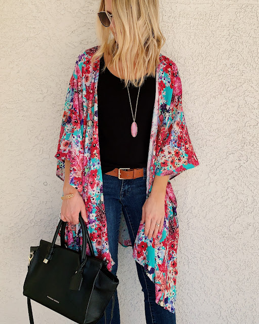 Floral kimono