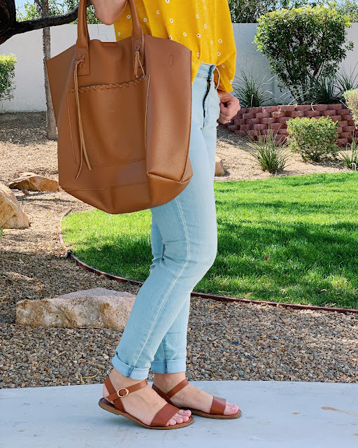 Yellow tank top- Spring Outfit