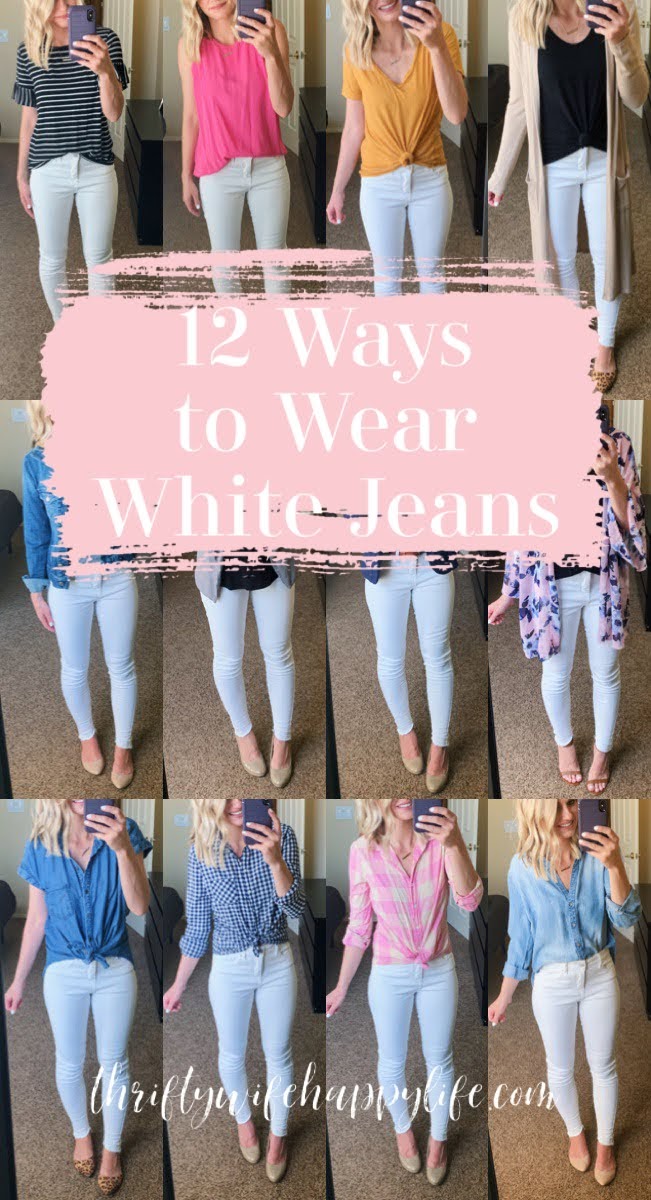 12 Ways to Wear White Jeans this Spring