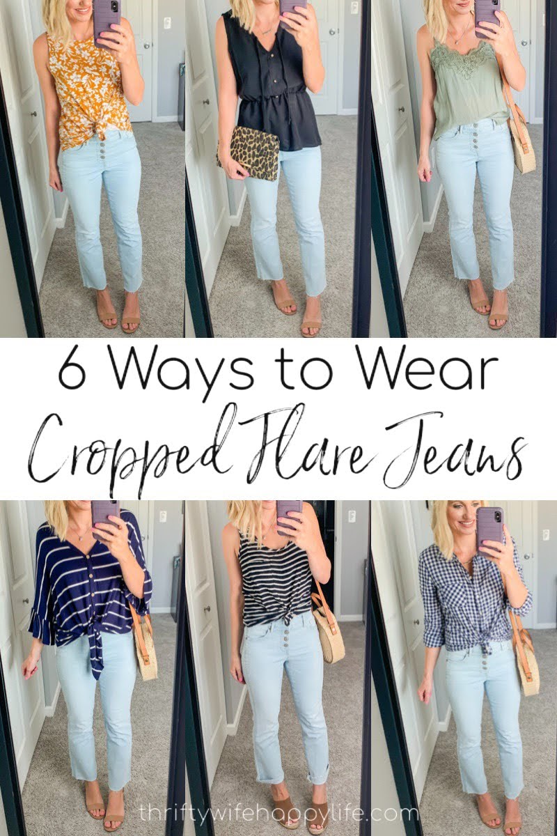 6 Ways to Wear Cropped Flare Jeans