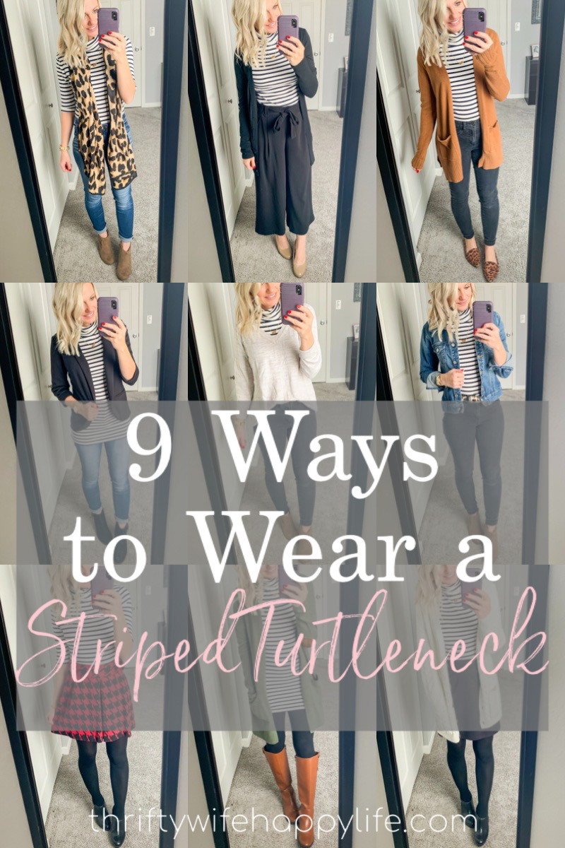 9 Ways to Wear a Striped Turtleneck