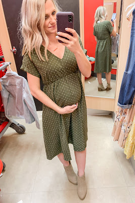 Target spring maternity dress