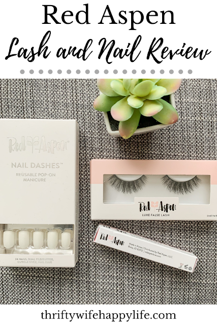 Red Aspen lash and nail review