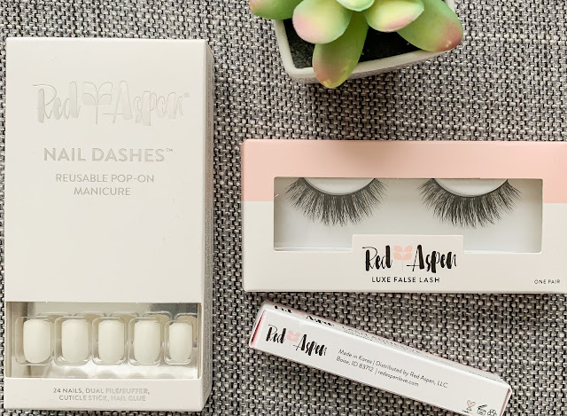 Red Aspen lash and nail review