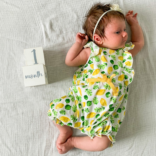 One month baby update