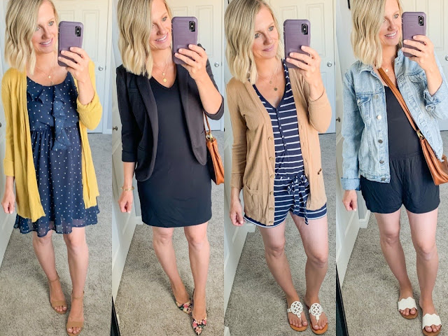 Thrifted postpartum outfits