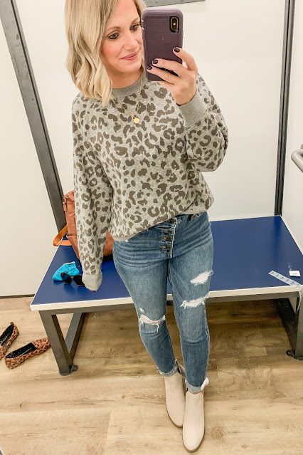 Leopard print sweatshirt #leopardprint