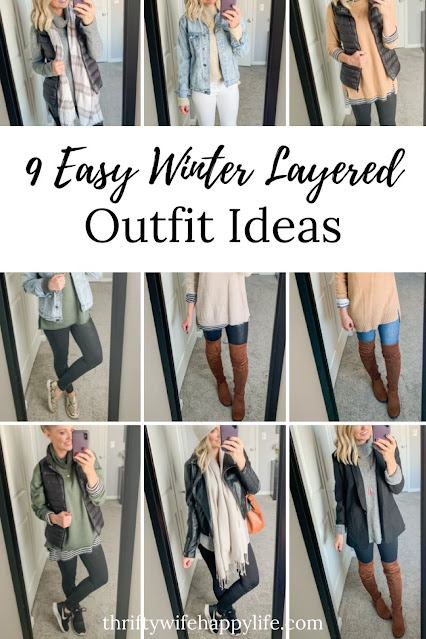 Easy winter layering outfits #winteroutfits #lay