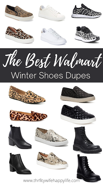 The Best Walmart Winter Shoe Dupes || Thrifty Wife Happy Life