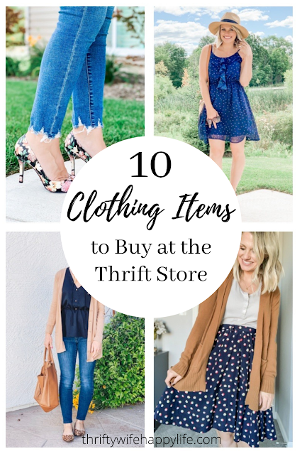 Thrift store fashion || Clothing items to buy at the thrift store
