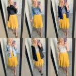 6 ways to wear a yellow skirt