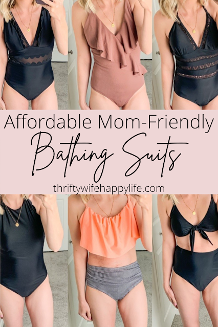 Affordable Mom-Friendly Bathing Suits on Amazon
