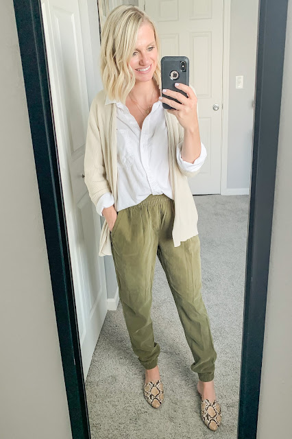 How to Style Dressy Joggers
