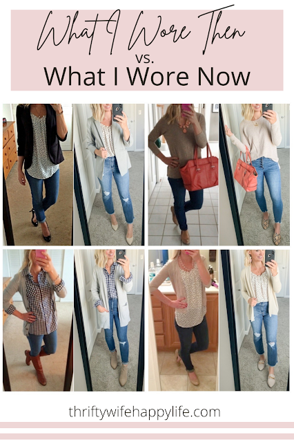 What I Wore Then vs. What I Wore Now