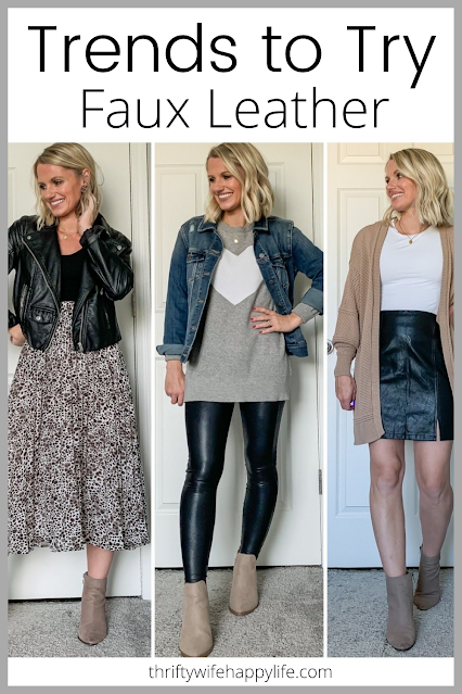 3 faux leather pieces to try in your wardrobe