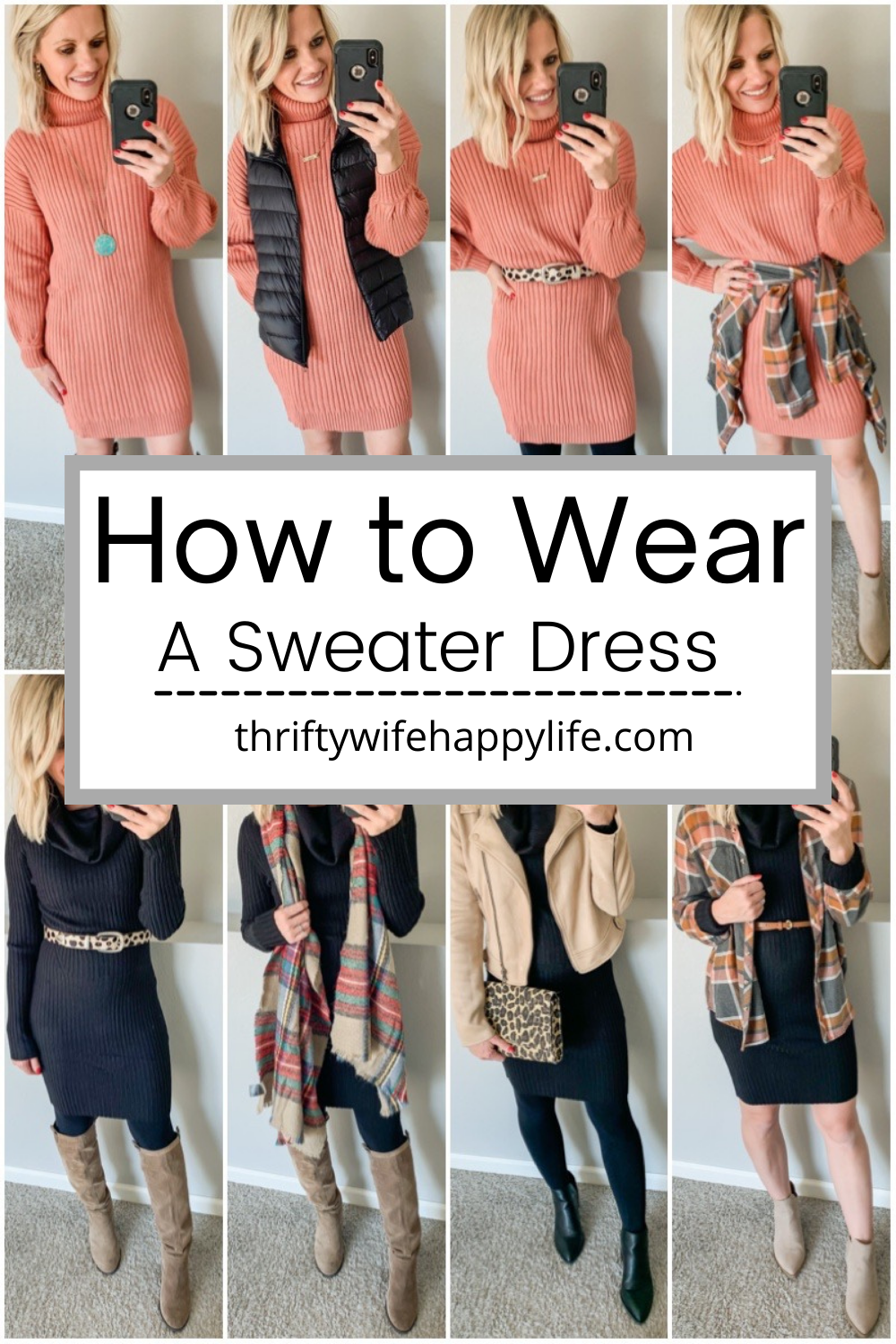 2 Affordable Sweater Dresses from Amazon - Thrifty Wife Happy Life
