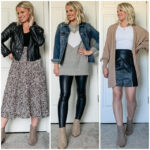 3 faux leather outfits