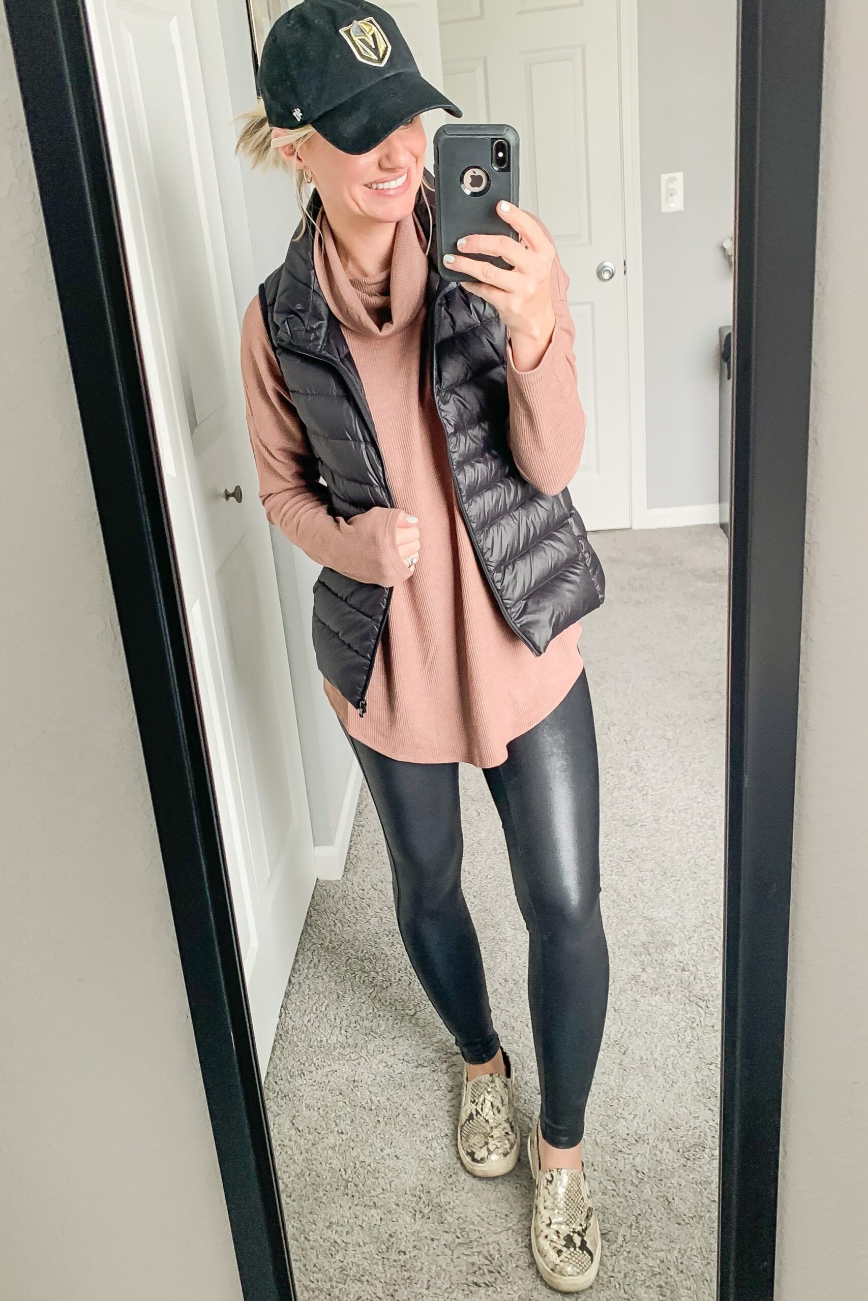 4 Ways to Wear Faux Leather Leggings This Fall - Hibbs Life & Style