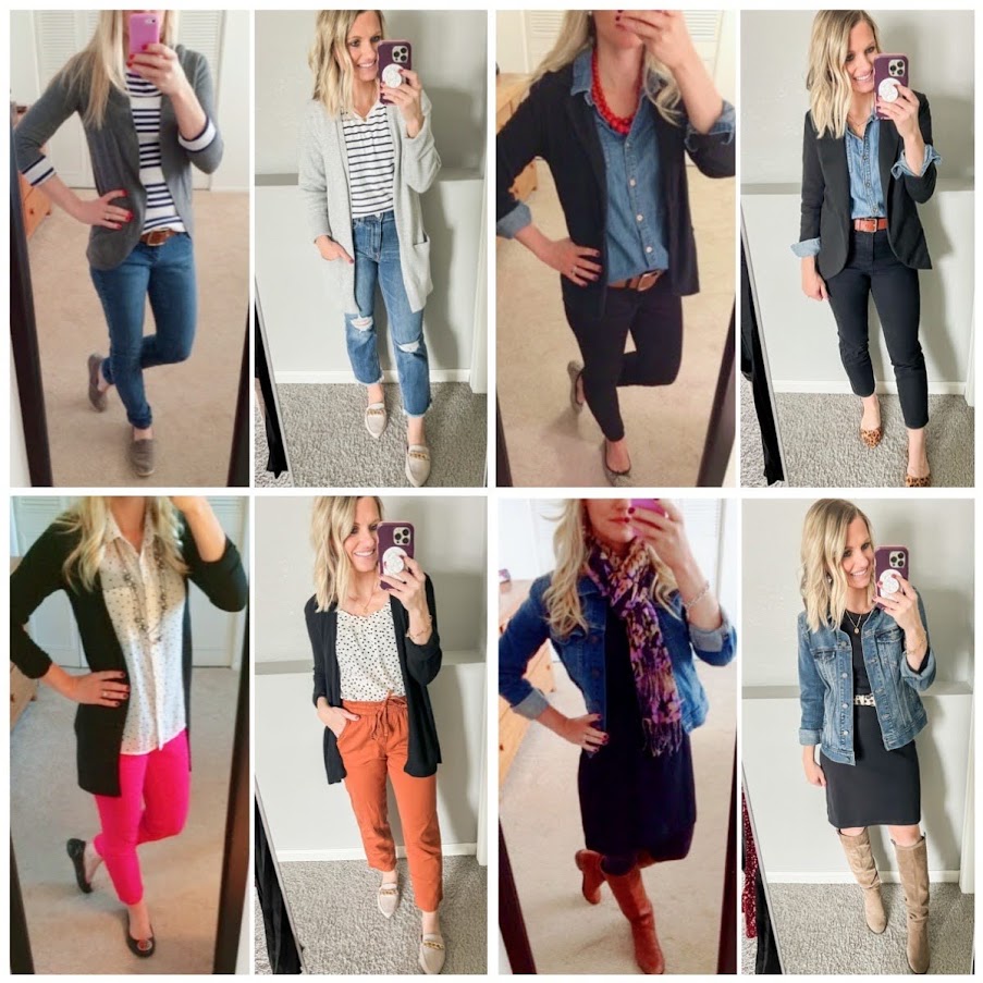 Mini Casual Capsule Wardrobe - 4 Ways to Wear a Chambray Shirt - Straight A  Style