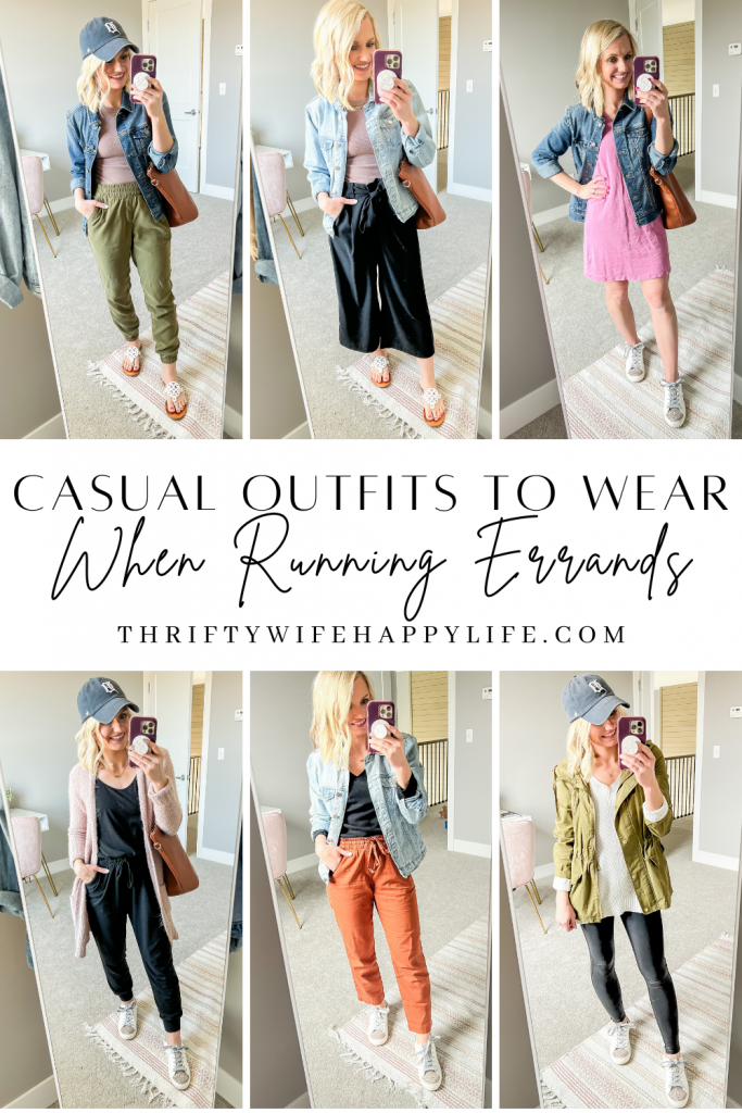 6 casual outfits to wear when running errands