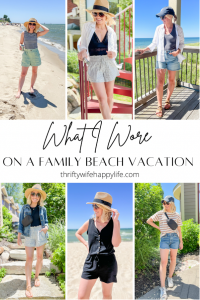 What I Wore: Family Beach Vacation to Lake Michigan - Thrifty Wife ...