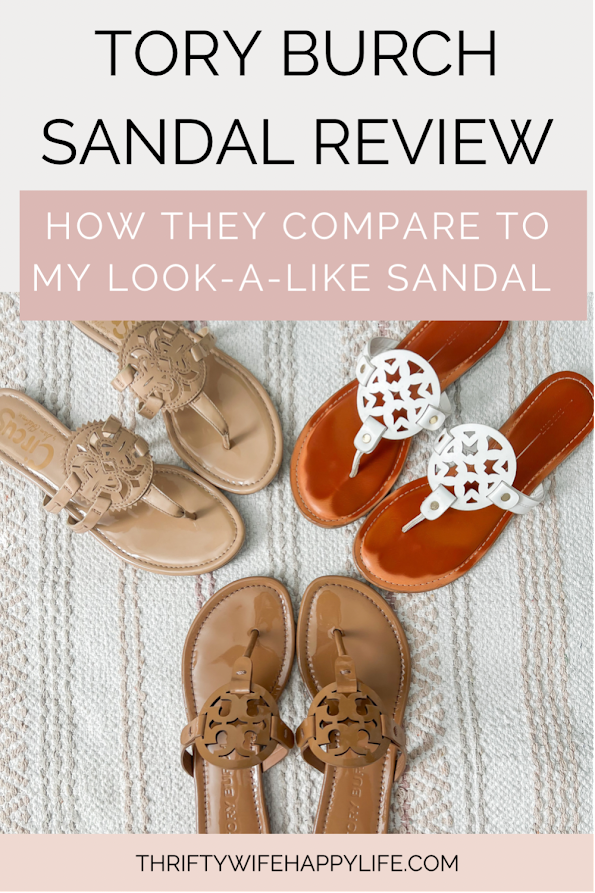 Sandals similar to tory hotsell burch miller