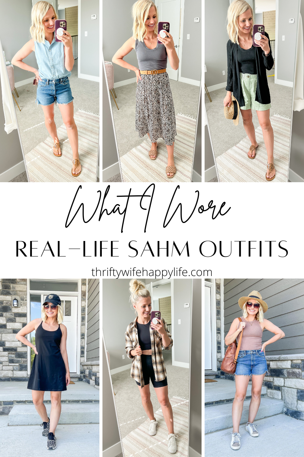What I Wore: Cute and Comfortable Summer SAHM Outfits