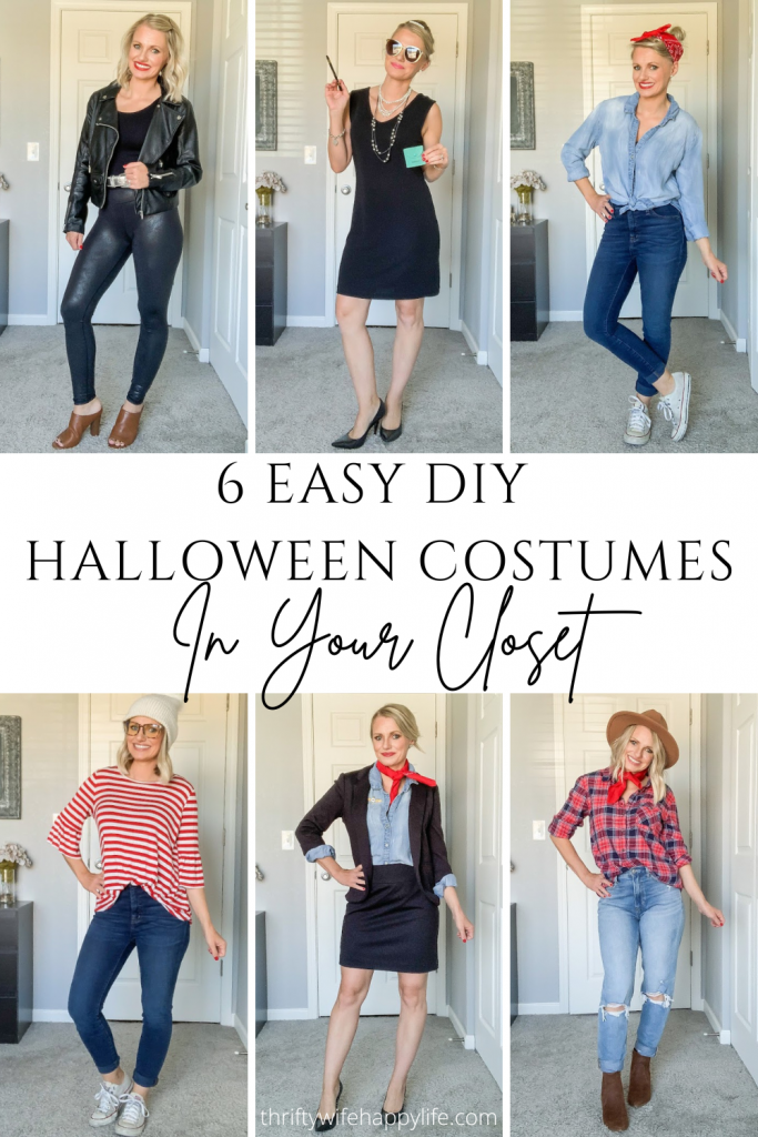 Easy DIY Halloween Costumes in Your Closet - Thrifty Wife Happy Life