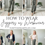 How to wear joggers as workwear