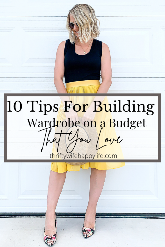 Tips for building a wardrobe on a budget