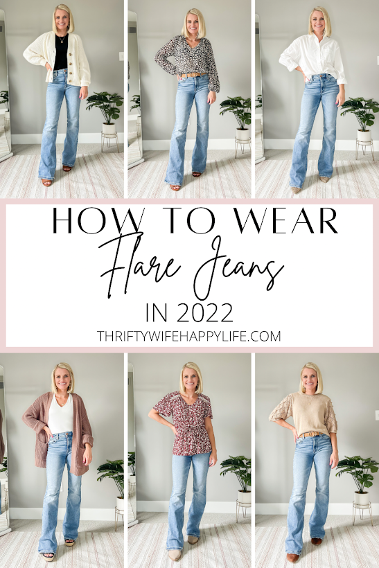 How to wear flare jeans in 2022