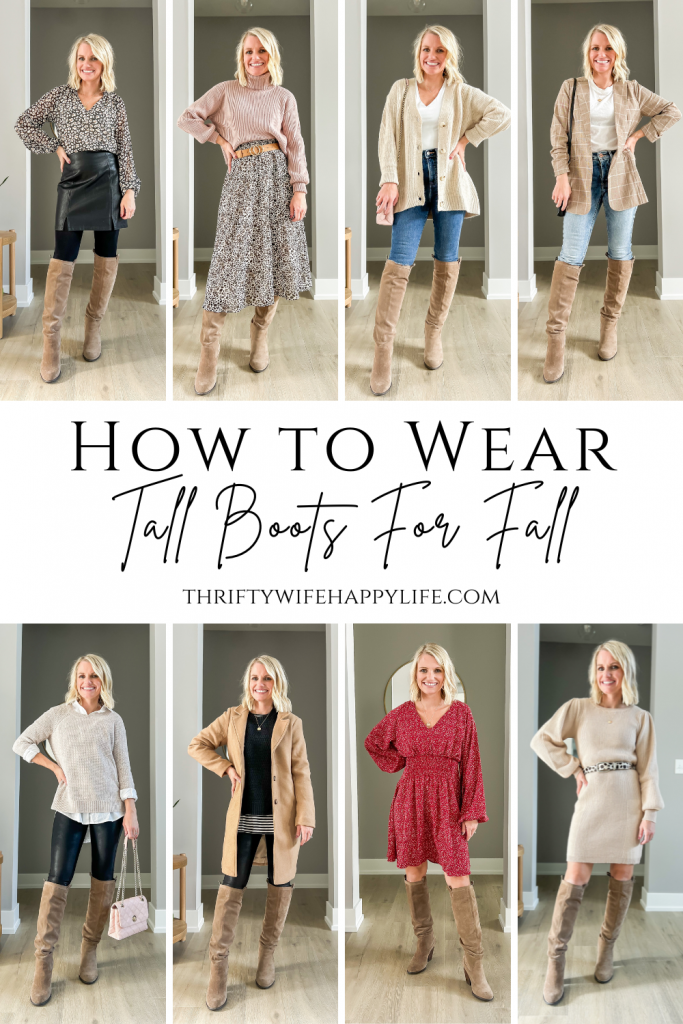8 ways to wear tall boots for fall