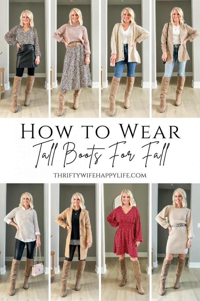 How to Wear Tall Boots This Fall Thrifty Wife Happy Life