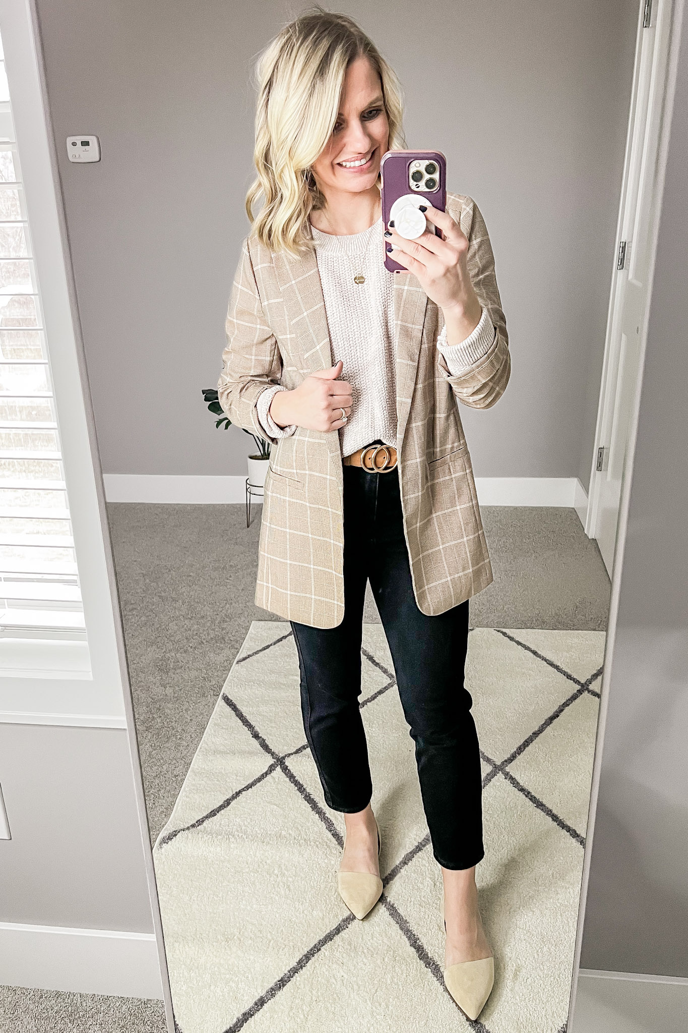 Neutral Work Winter Capsule Wardrobe: 15 Pieces, 20 Outfits - Thrifty ...