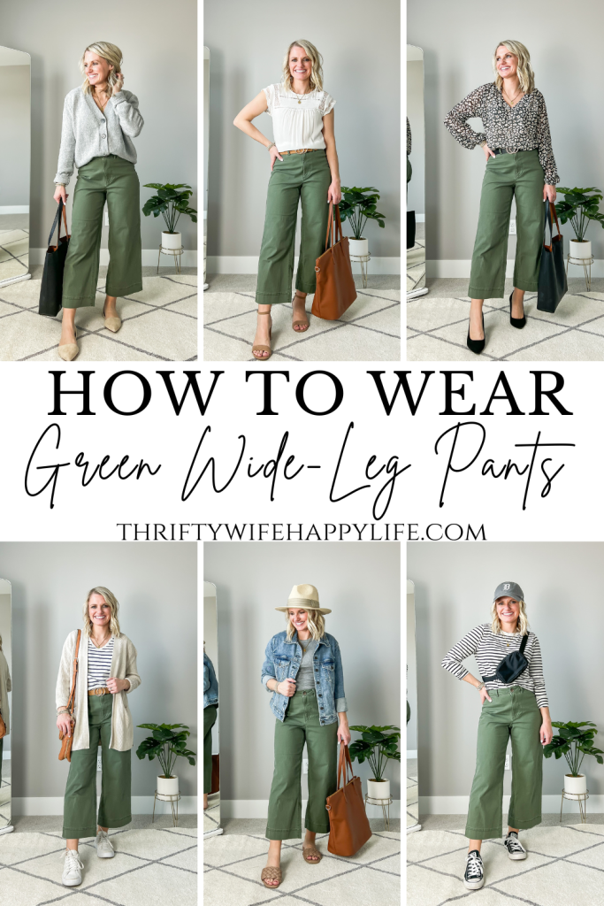 How to Wear Olive Green Pants- From Work to Weekend - Thrifty Wife 