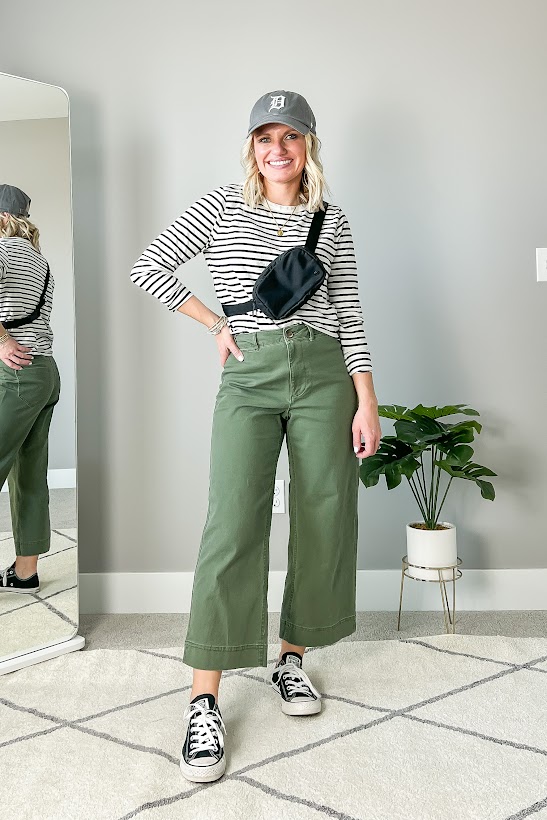 How to Wear Olive Green Pants From Work to Weekend Thrifty Wife Happy Life