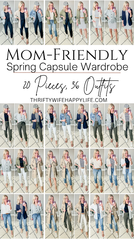 Easy Mom-Friendly Summer Capsule Wardrobe - Thrifty Wife Happy Life