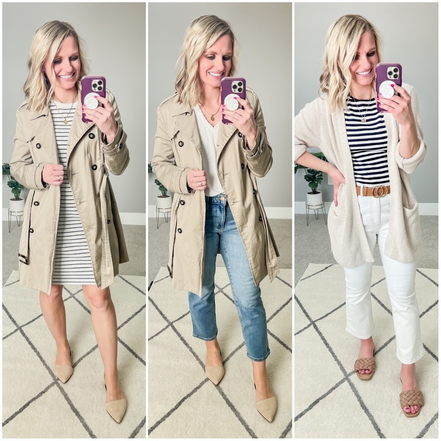 Spring wardrobe capsule 3 outfit ideas