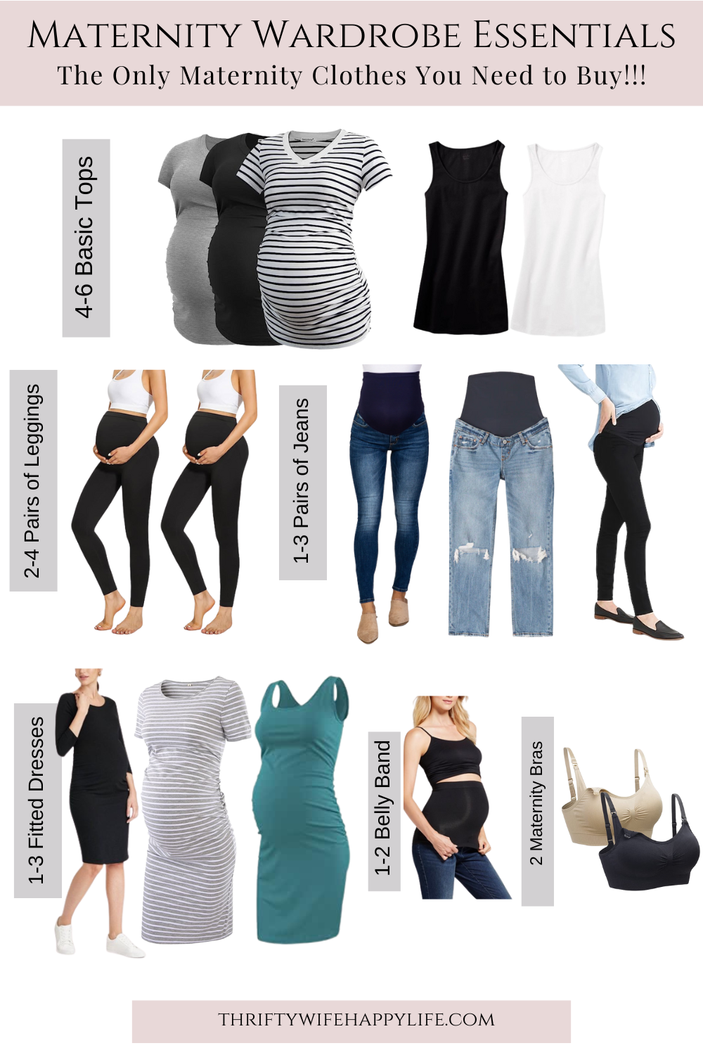 How to Build a Maternity Wardrobe on a Budget- What You Actually Need ...