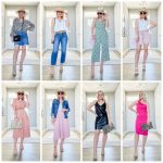 8 outfits to wear on a girls trip in different cities.