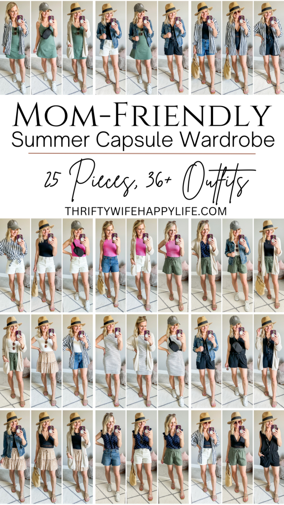 Summer Capsule Wardrobe: Stay-At-Home-Mom 2017 Summer Capsule Wardrobe -  Simple Lionheart Life